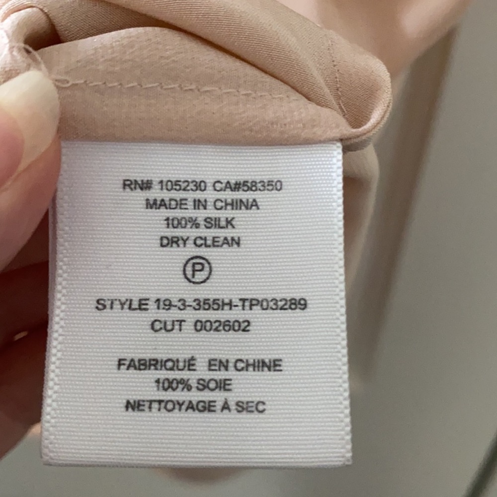 Joie Binna Silk top in “Pink Sky” color - Picture 6 of 6